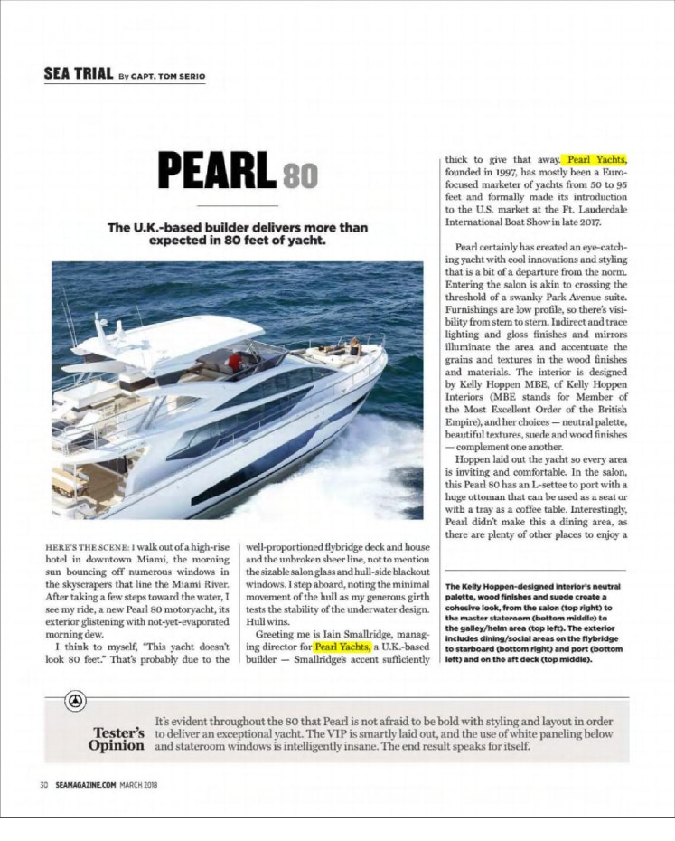 Pearl 80 Pearl Yachts